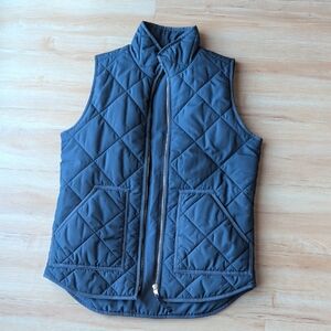Men's Quilted Blue Vest